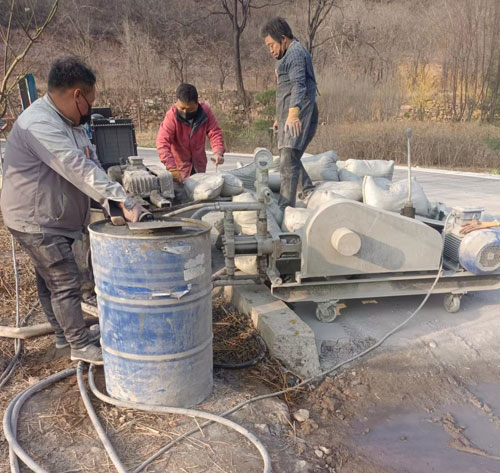 琼海路面下沉注浆